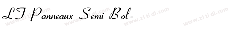 LT Panneaux Semi Bol字体转换